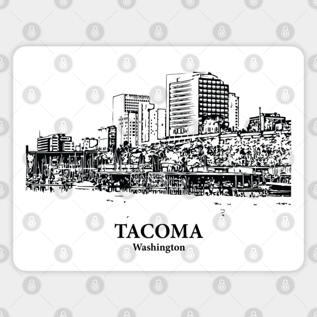 Tacoma - Washington Magnet by Lakeric